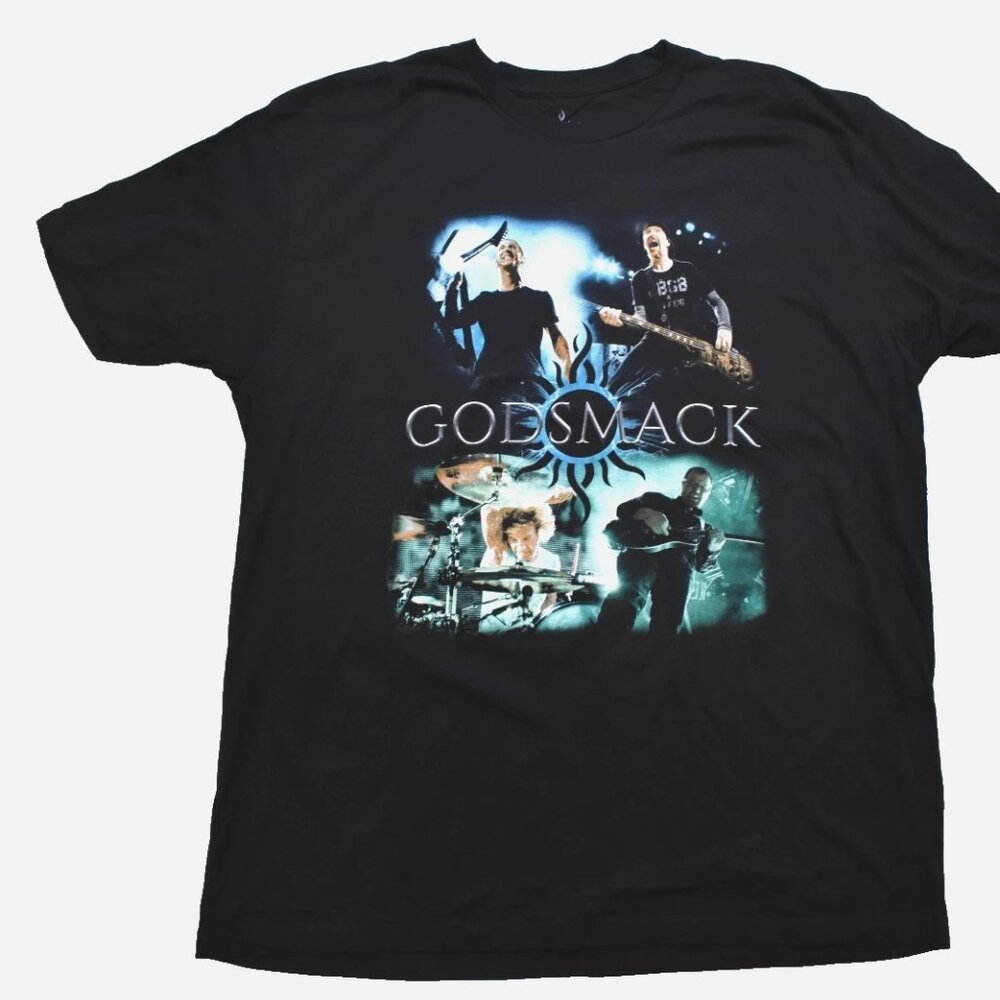 Godsmack 2019 When Legends Rise World Tour Mens Shirt With Cities New 2XL